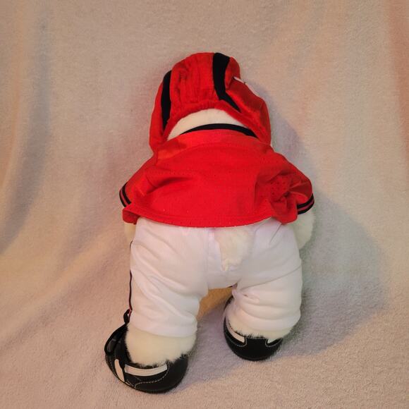 Build A Bear White Bear Red White Football w Outfit Helmet Cleats Stuffed Plush - Picture 6 of 6
